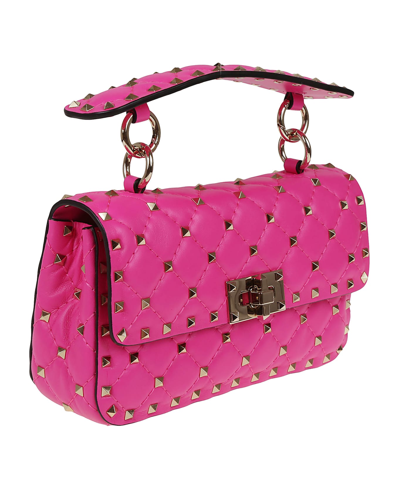 Valentino Garavani Small Shoulder Bag Rockstud Spike - Uwt Pink Pp