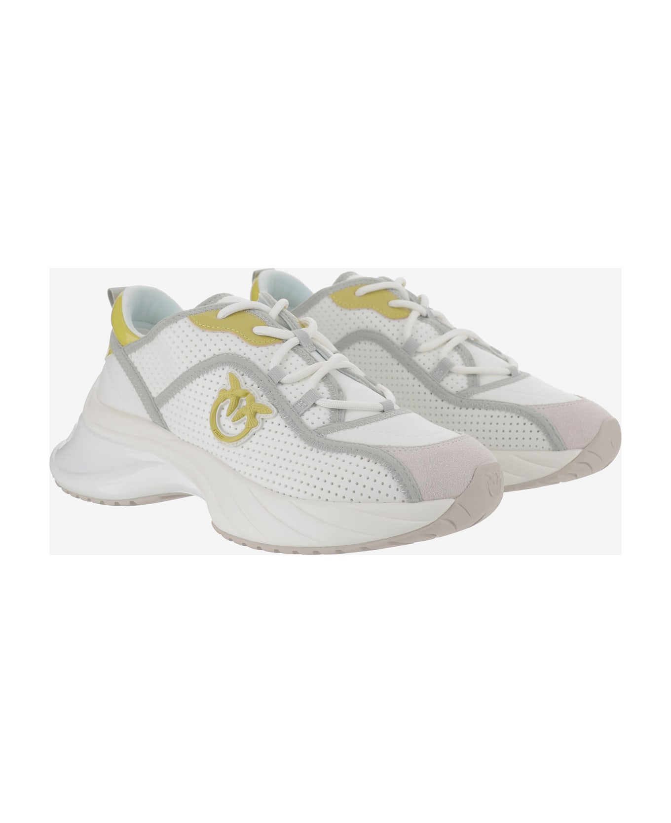 Pinko Ariel10 Sneakers - WHITE/LIME