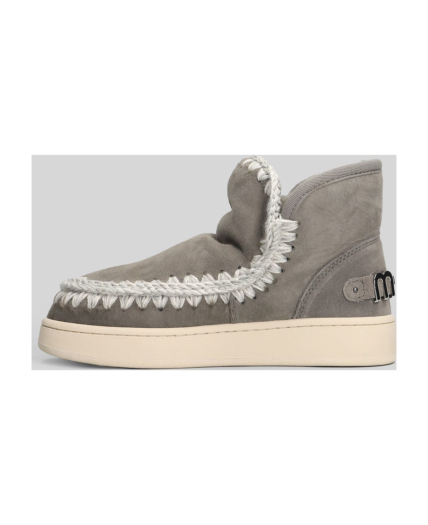 Mou New Eskimo Sneaker Sneakers In Grey Suede - grey