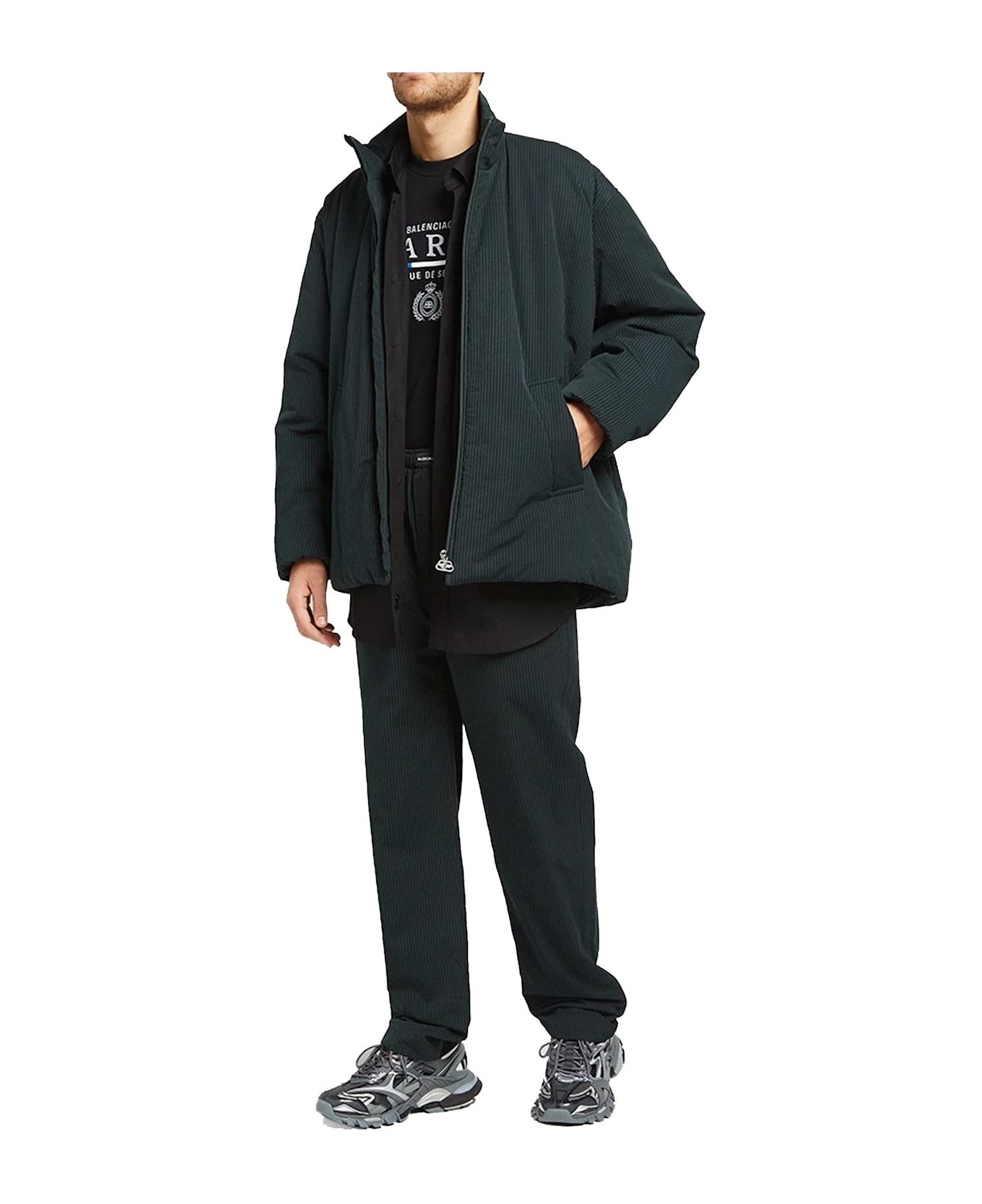Balenciaga Cantone Logo Jacket - Black