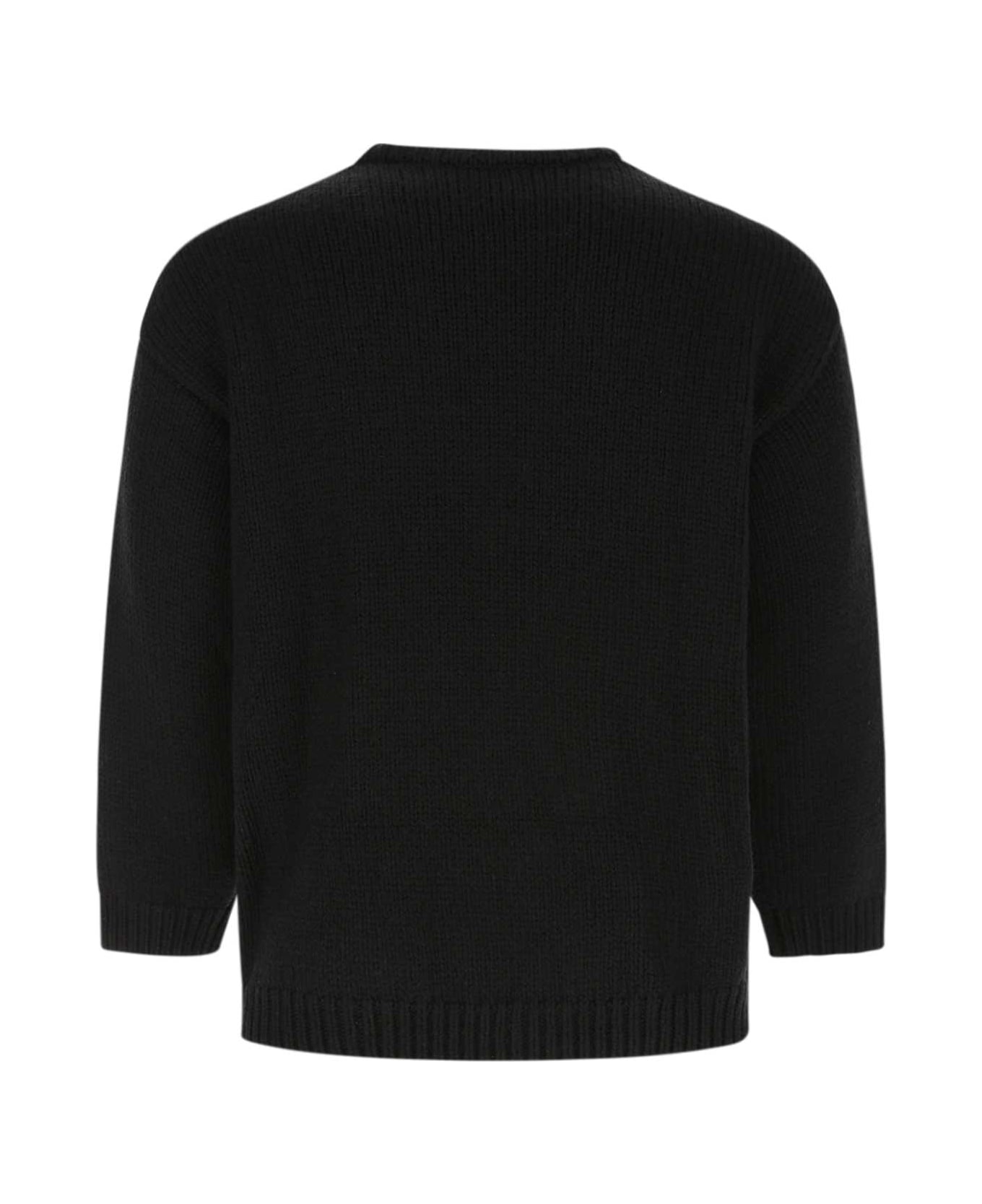 Valentino Garavani Black Wool Sweater - N01
