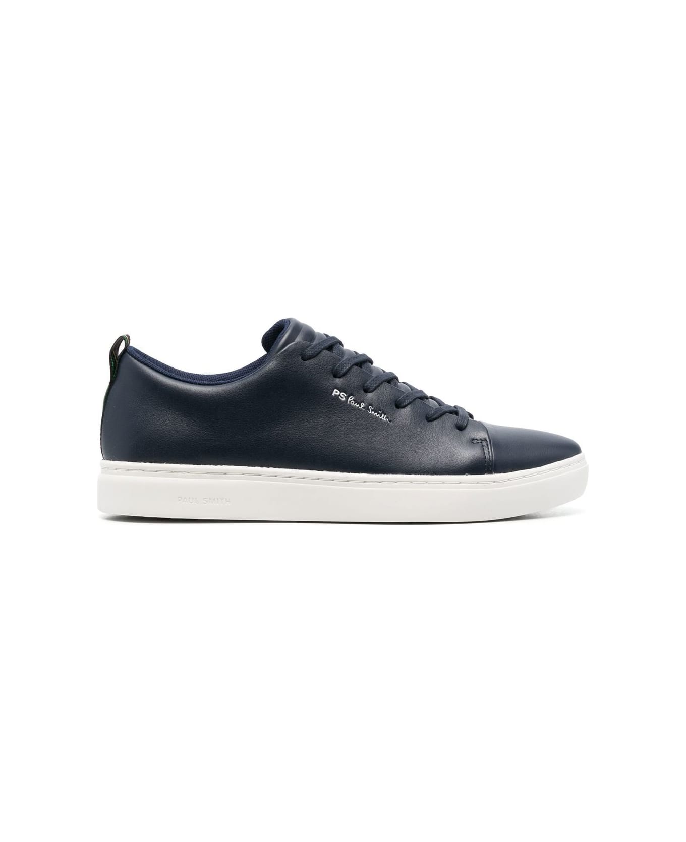 PS by Paul Smith Leather Sneakers - Blue