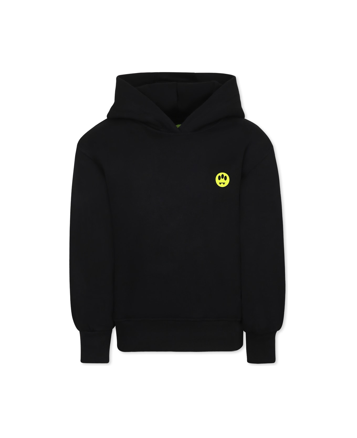 Barrow Black Sweatshirt For Kids With Smiley - Nero