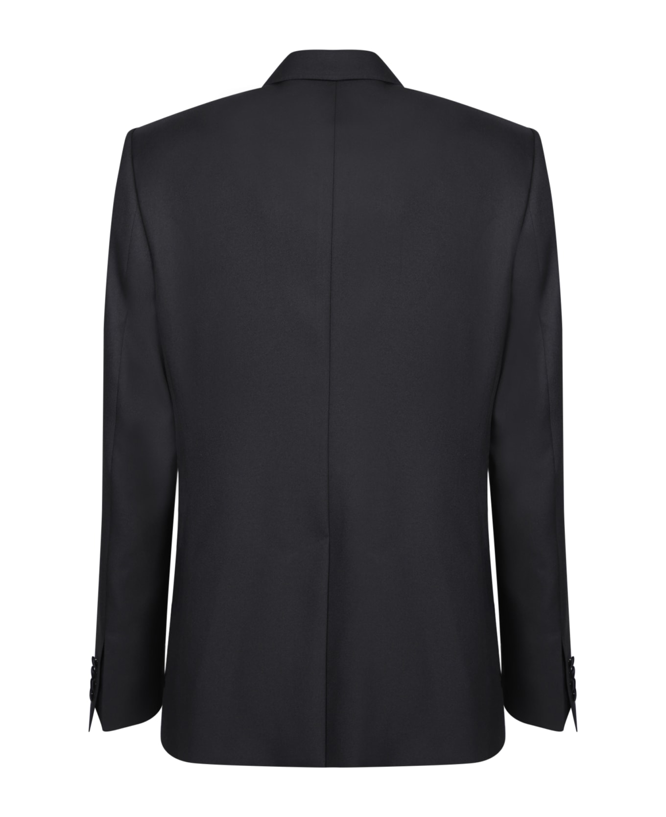 Dolce & Gabbana Sequin Detailed Double-breasted Blazer - Black