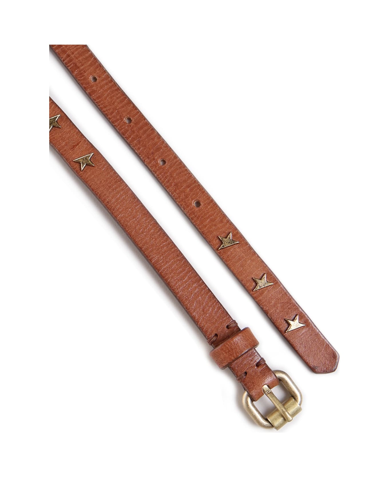 Golden Goose Leather Belt - Brown