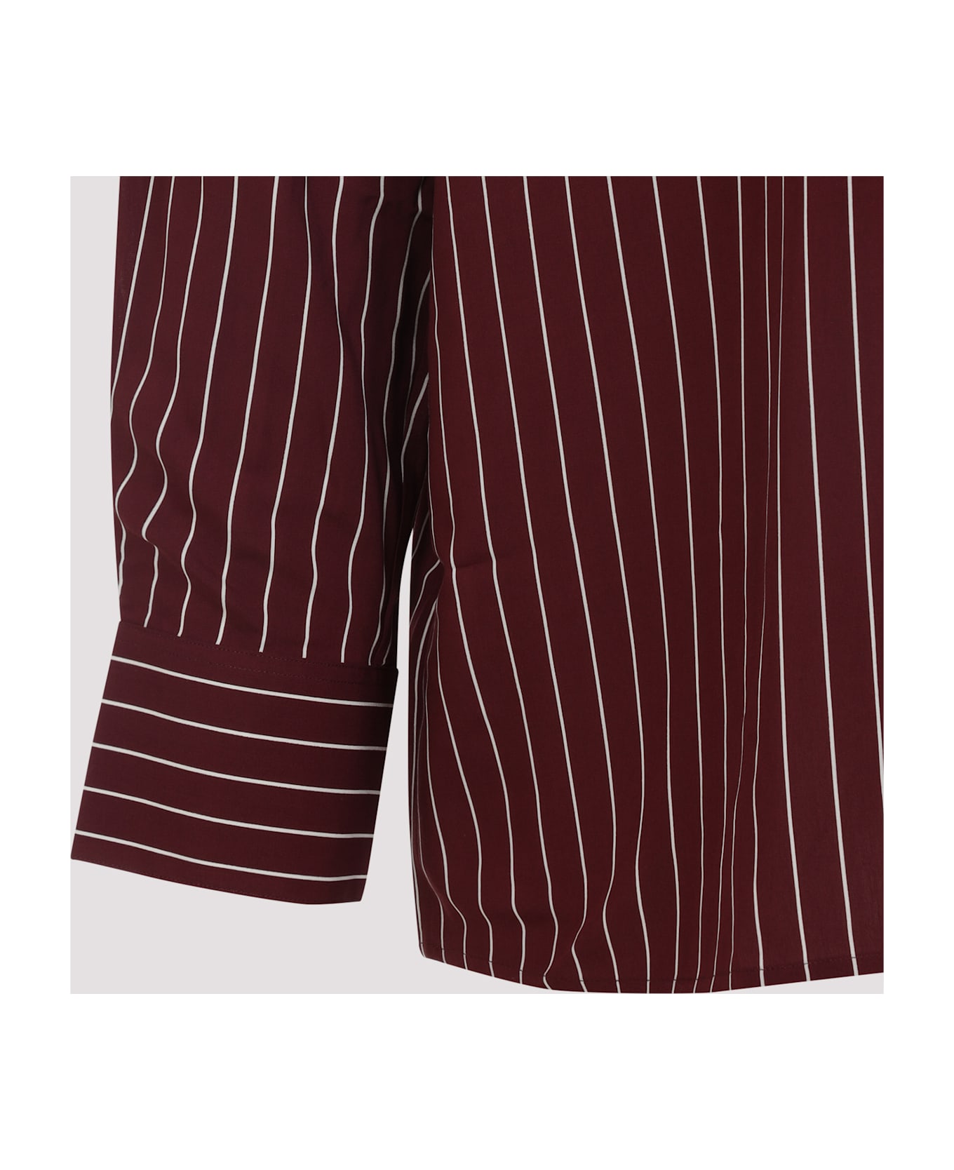Saint Laurent Viscose Shirt - Bordeaux Craie