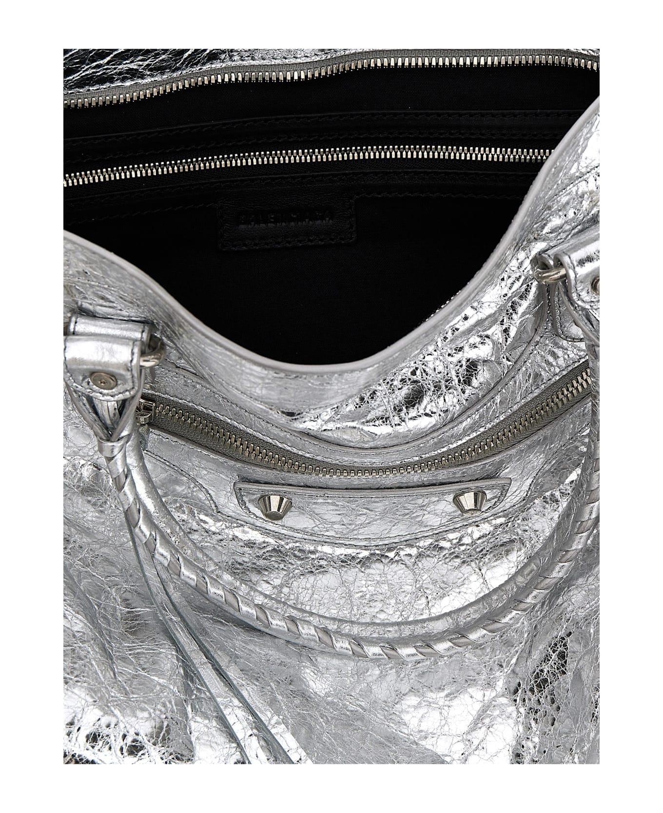 Balenciaga 
le City
 Medium Handbag - Silver