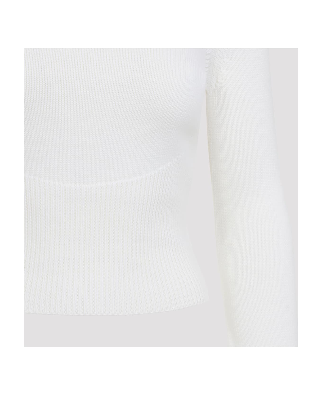 Alaia Alaïa Hooded Pullover - Blanc