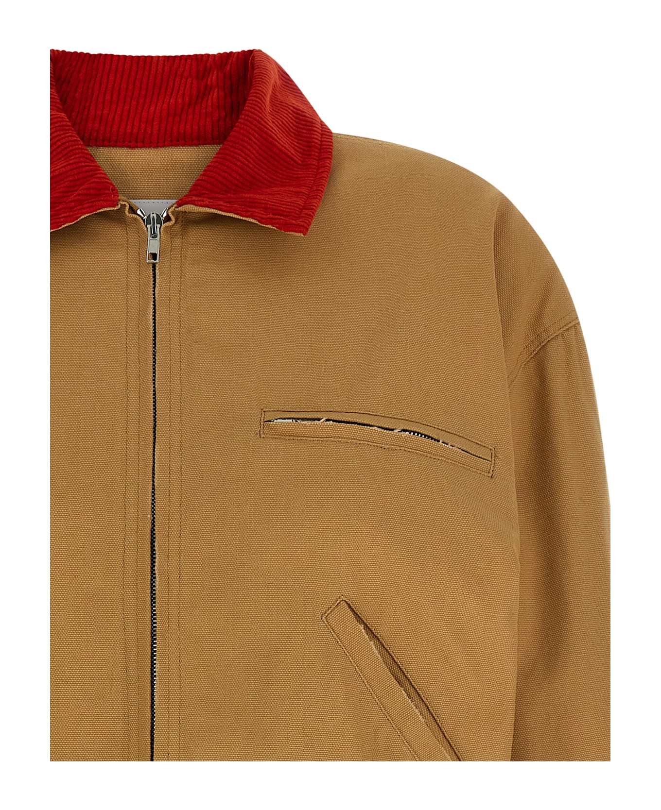 A.P.C. X Marc Jacobs Capsule Jacket - NEUTRALS/RED