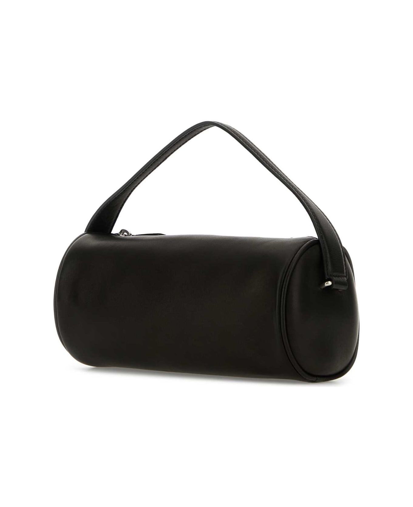 The Row Black Leather Round 90 S Handbag - BLACK ANS