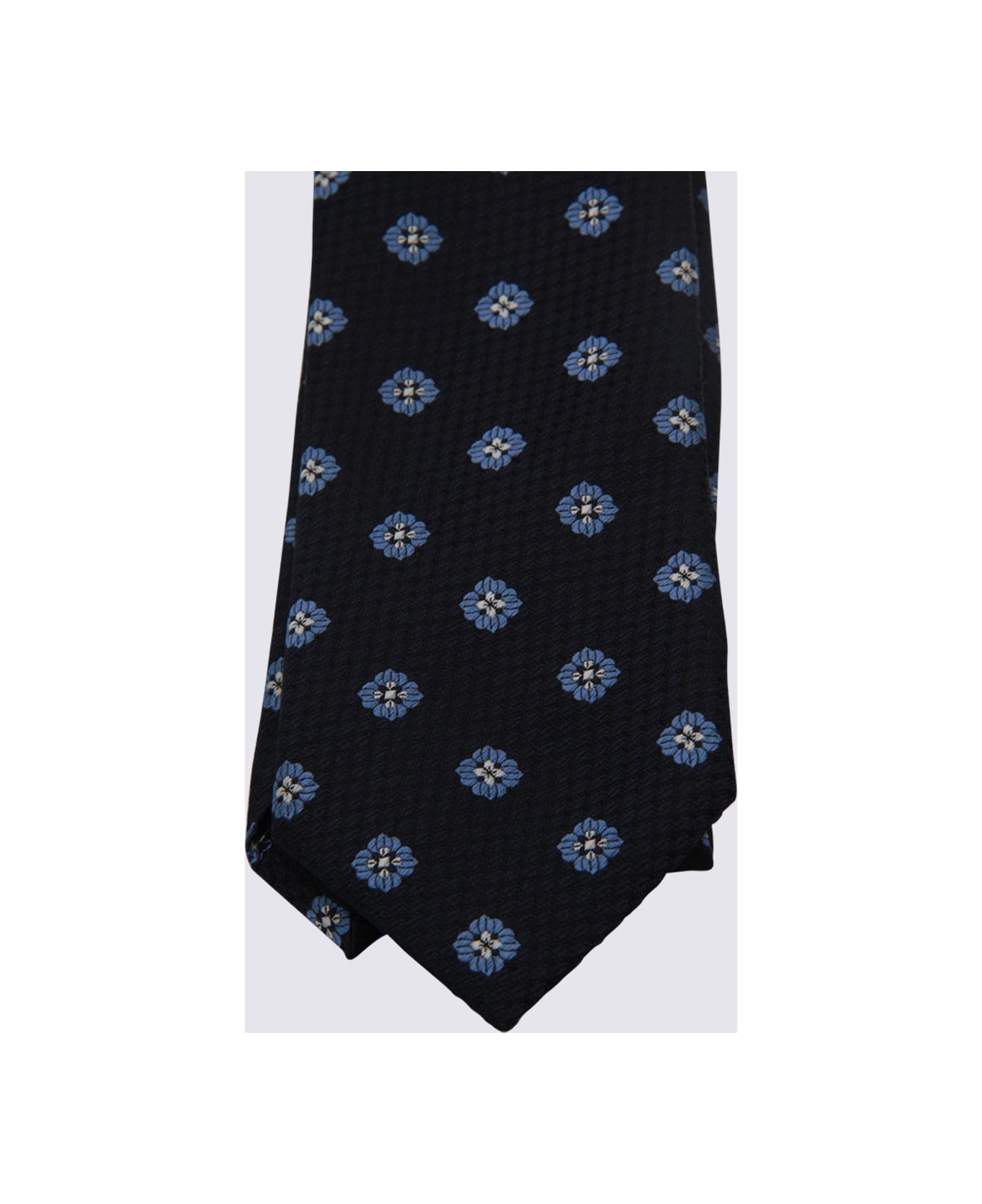 Zegna Blue Silk Tie - Blue