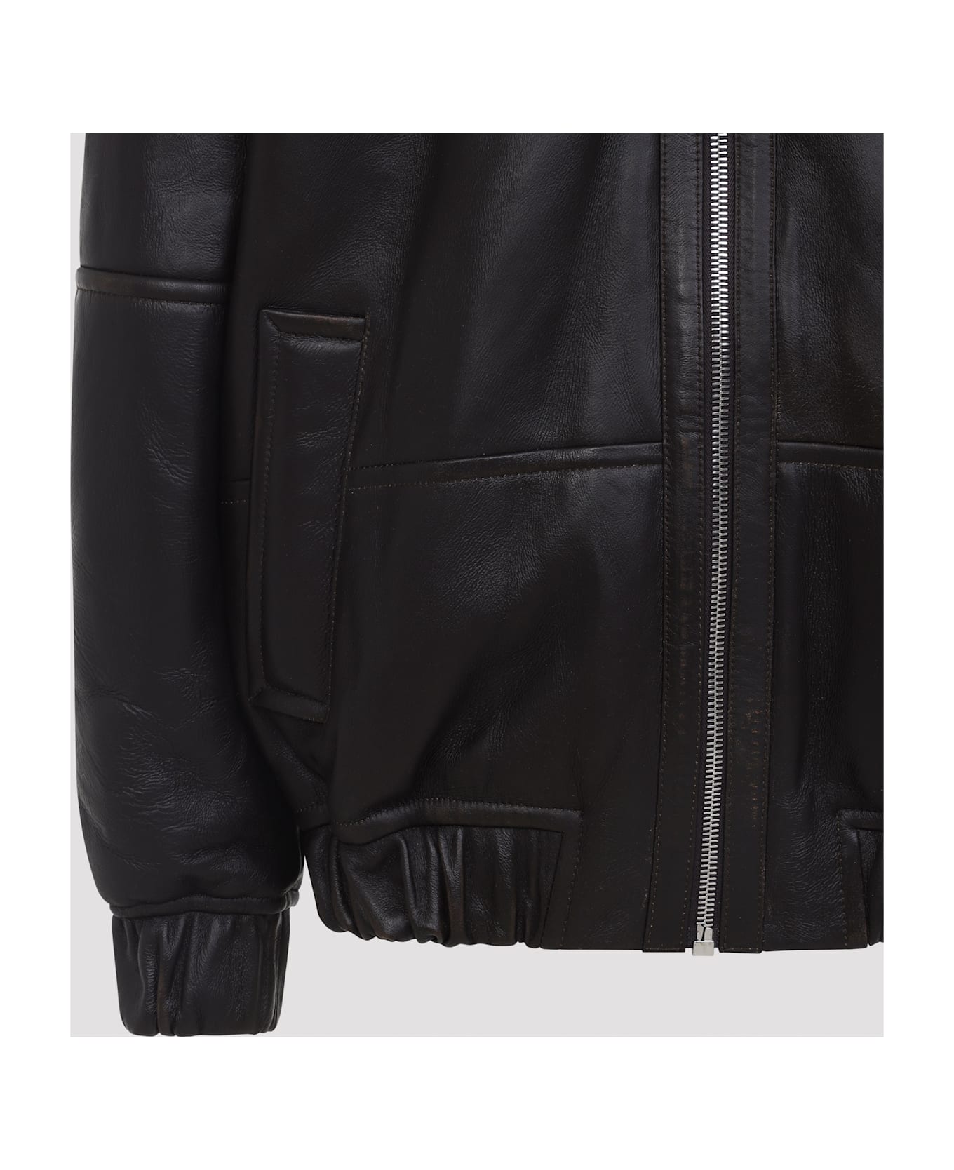 Jacquemus Bombardier Jacket - Dark Brown