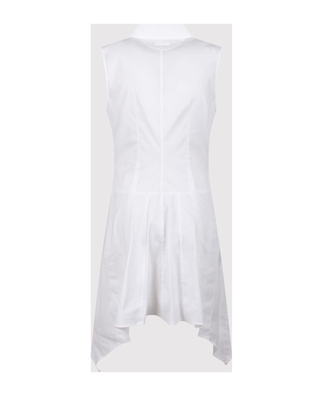 Helmut Lang Bustier Shirt Dress - WHITE