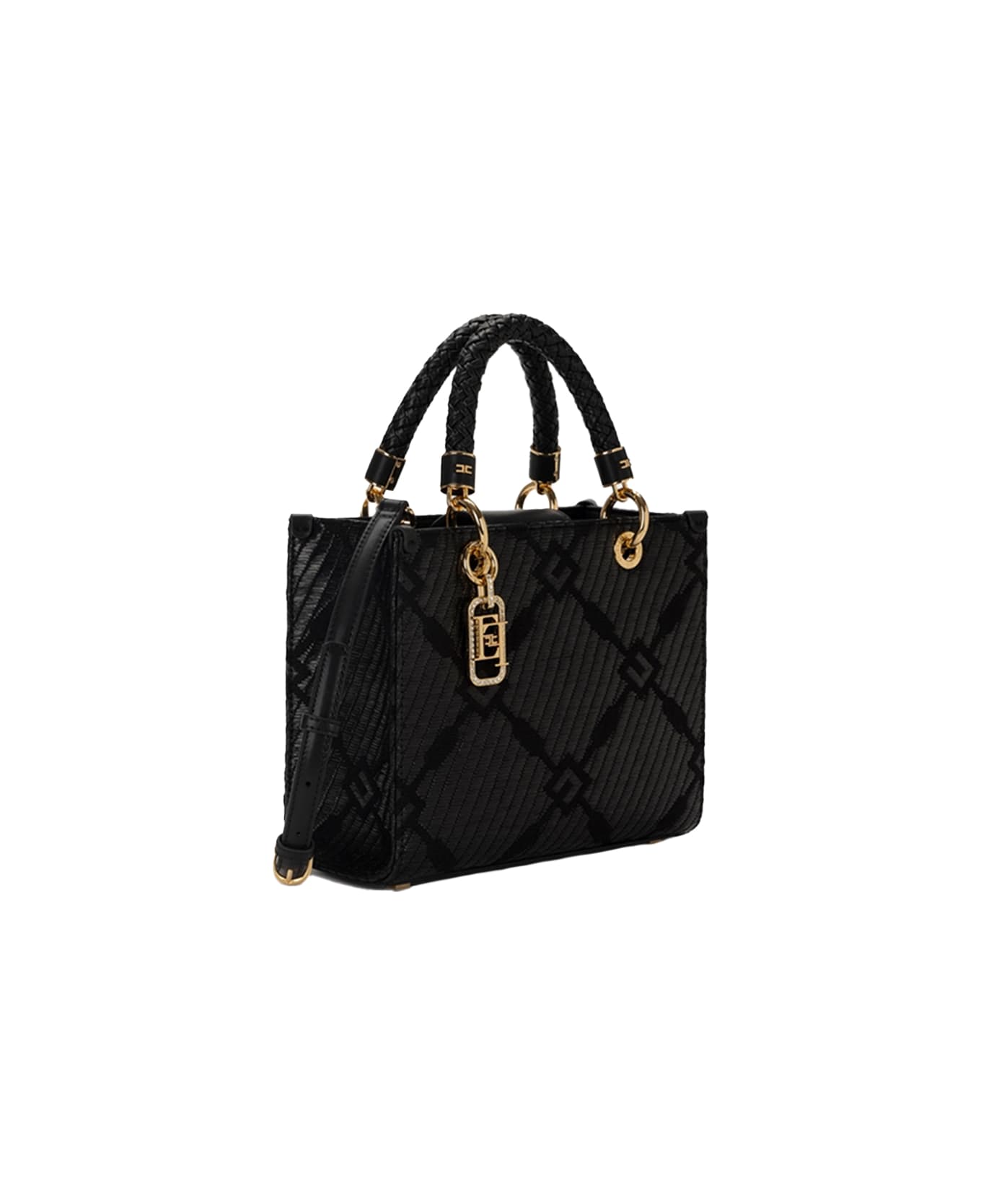 Elisabetta Franchi Tote Bag - Black