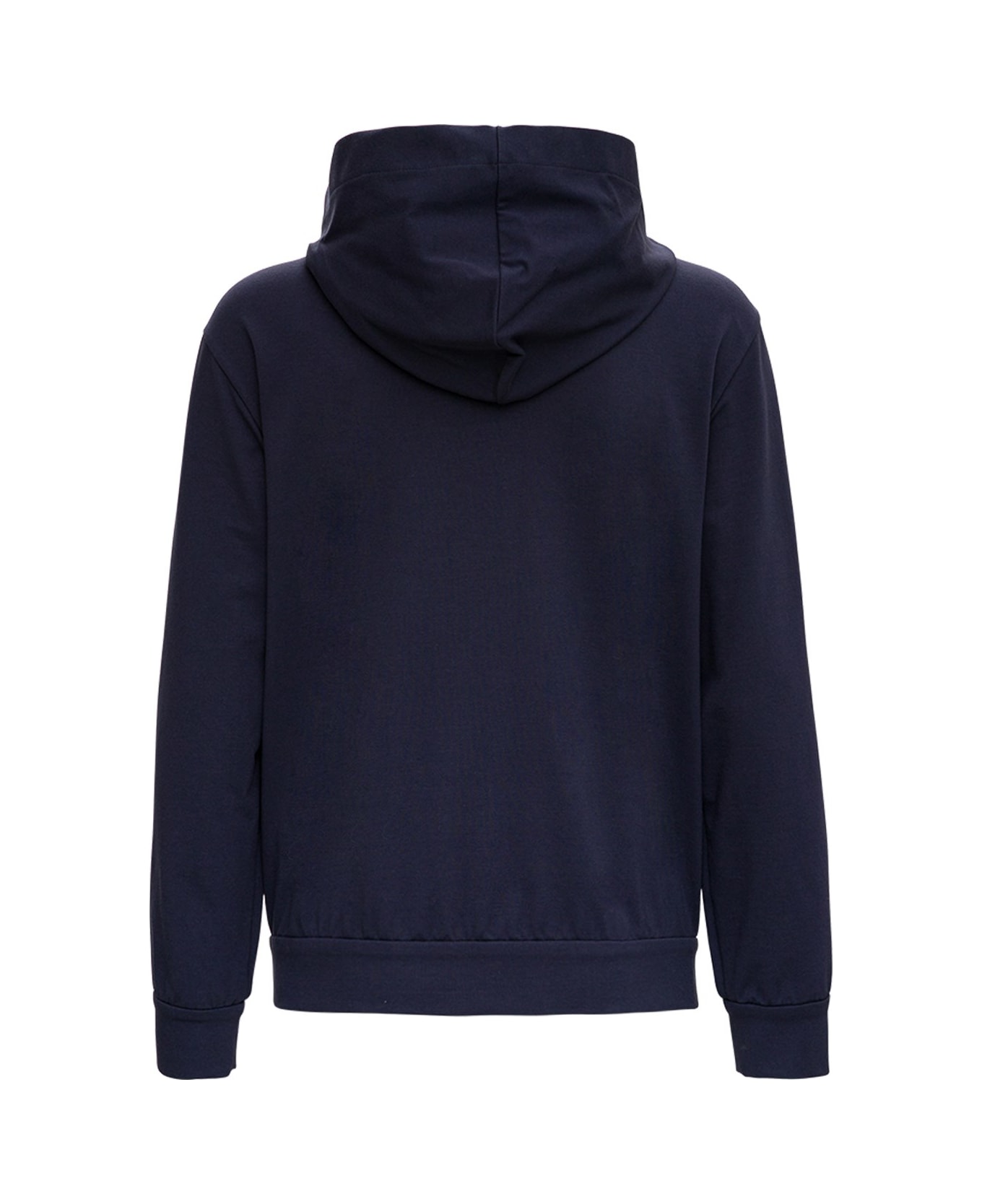 Brunello Cucinelli Blue Cotton Sweatshirt - Blu
