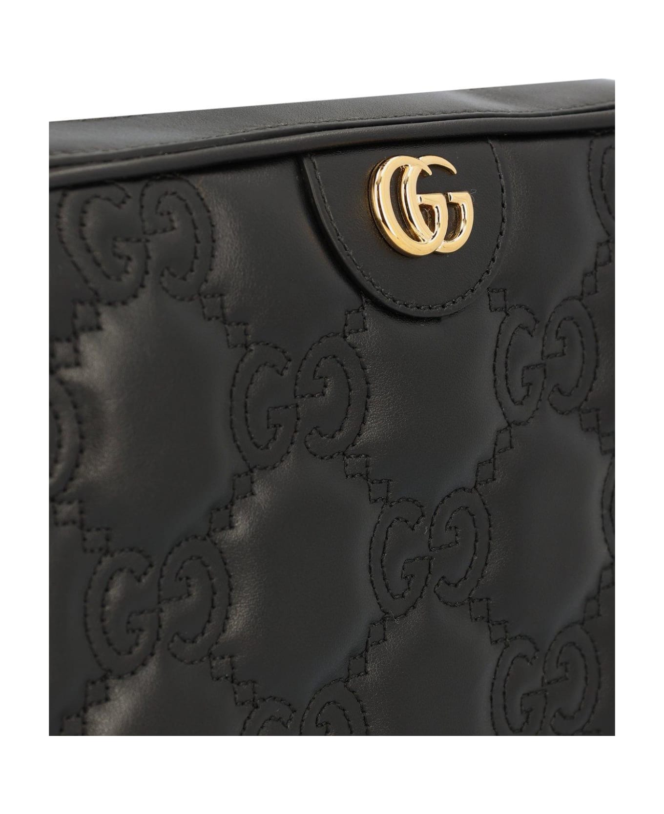 Gucci Gg-quilted Zipped Crossbody Bag