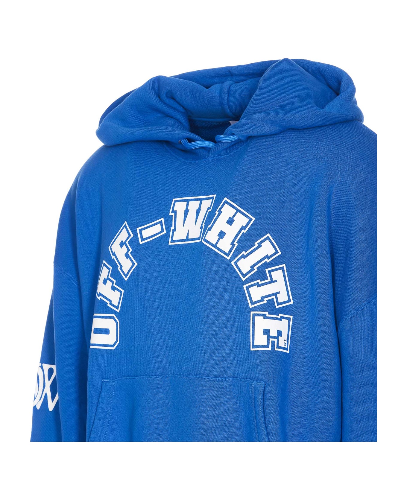 Off-White Football Over Hoodie - BLUE フリース