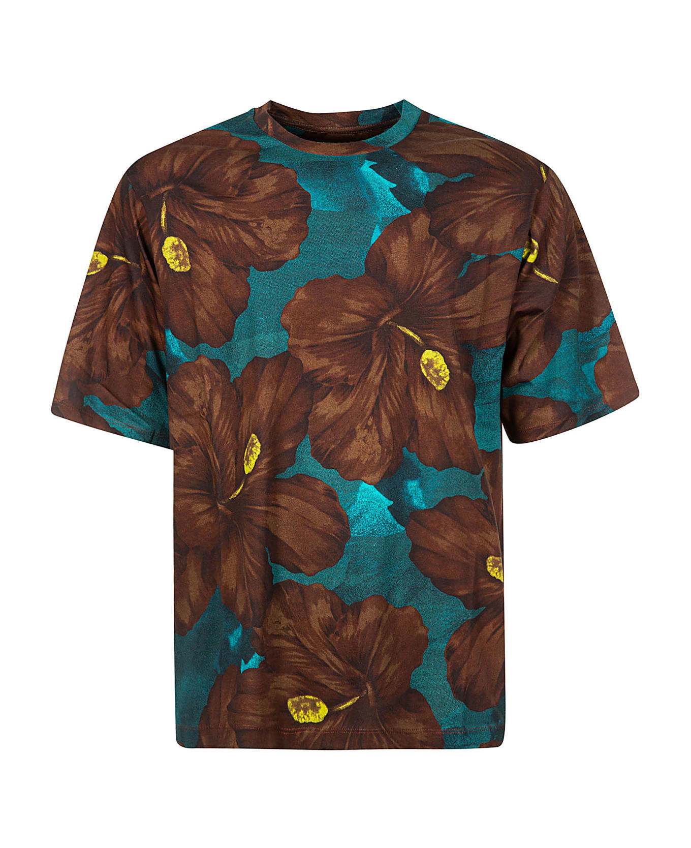 Dries Van Noten Floral Print T-shirt - Fantasy