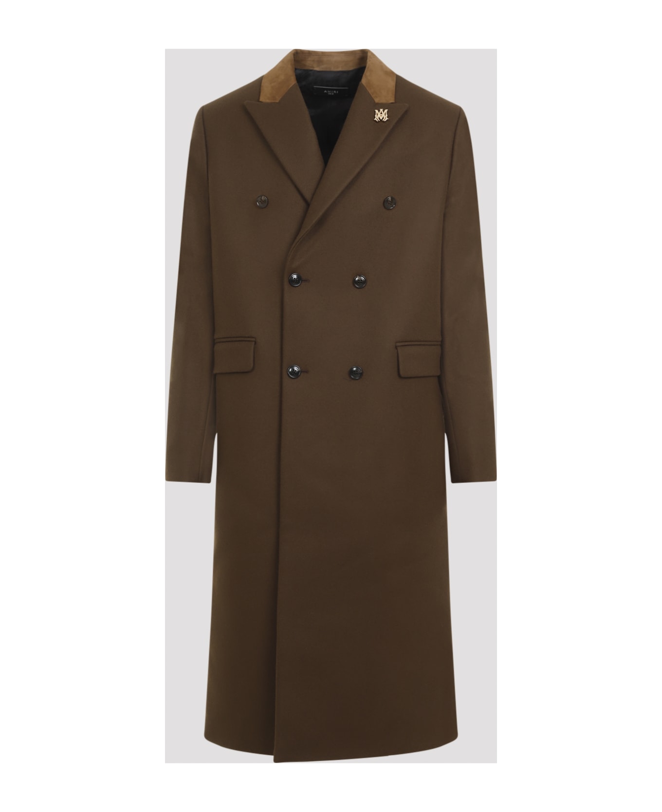 AMIRI Db Overcoat - Dark Brown