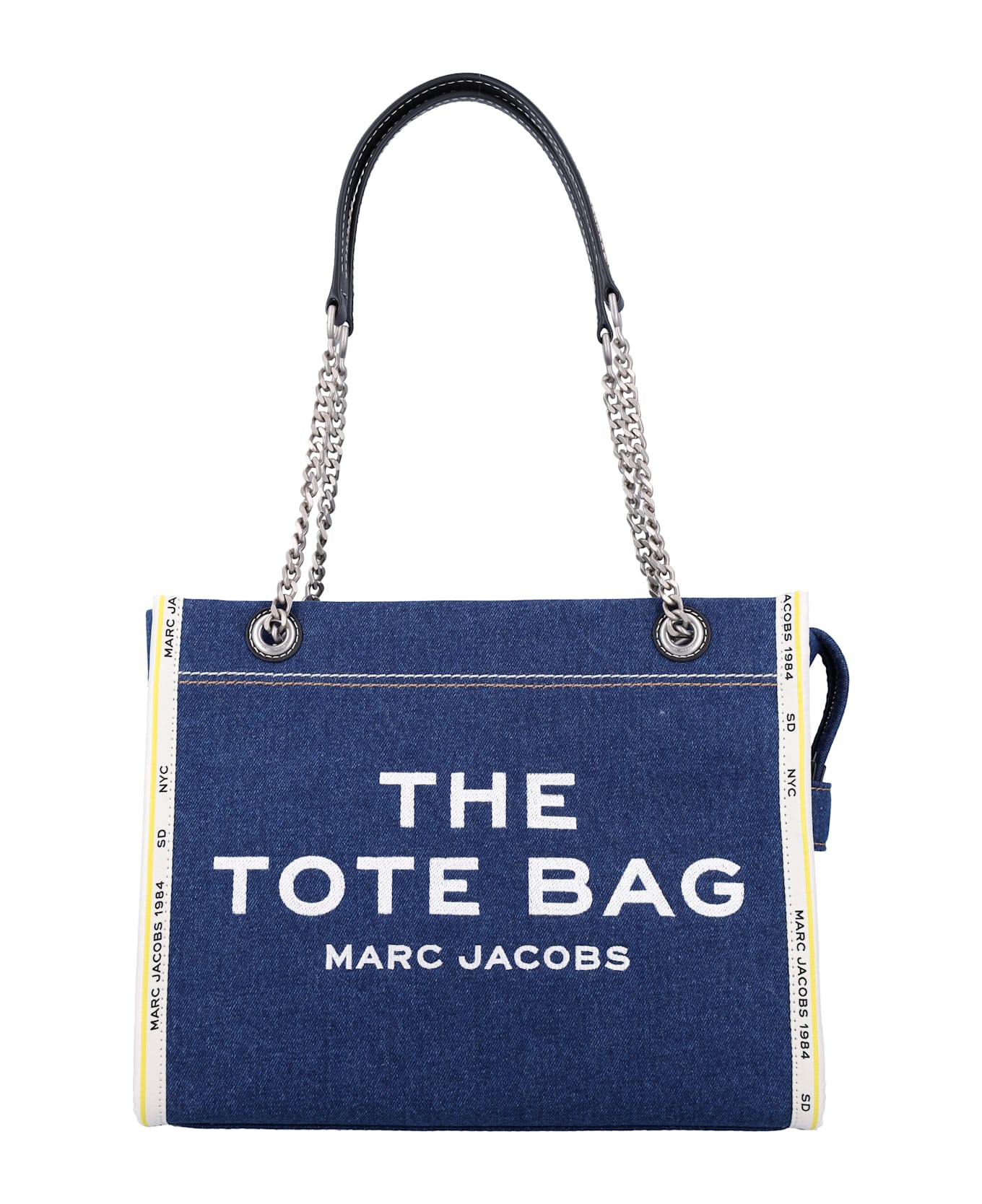 Marc Jacobs Medium 
tote
 Blue Denim Bag - DARK WASH