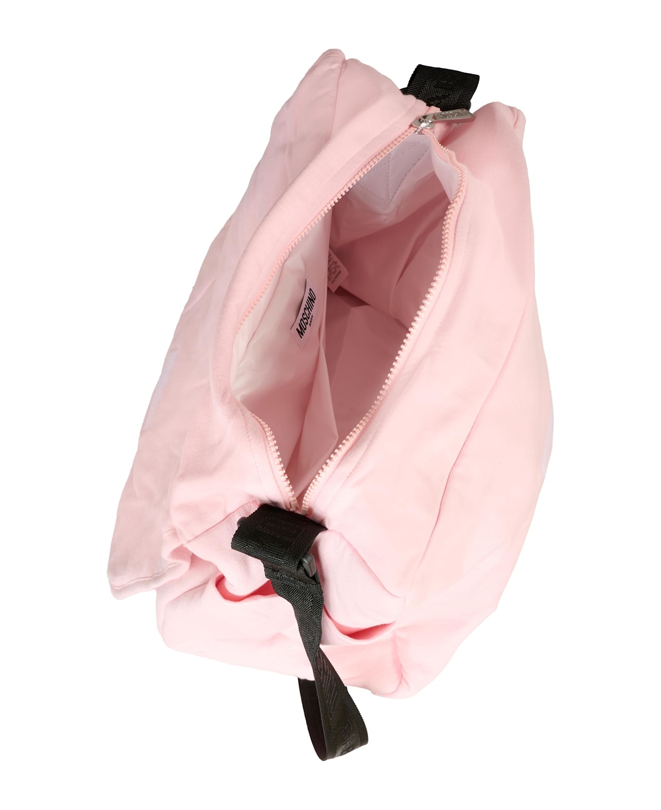 Moschino Pink Changing Bag For Baby Girl With Teddy Bear - Pink