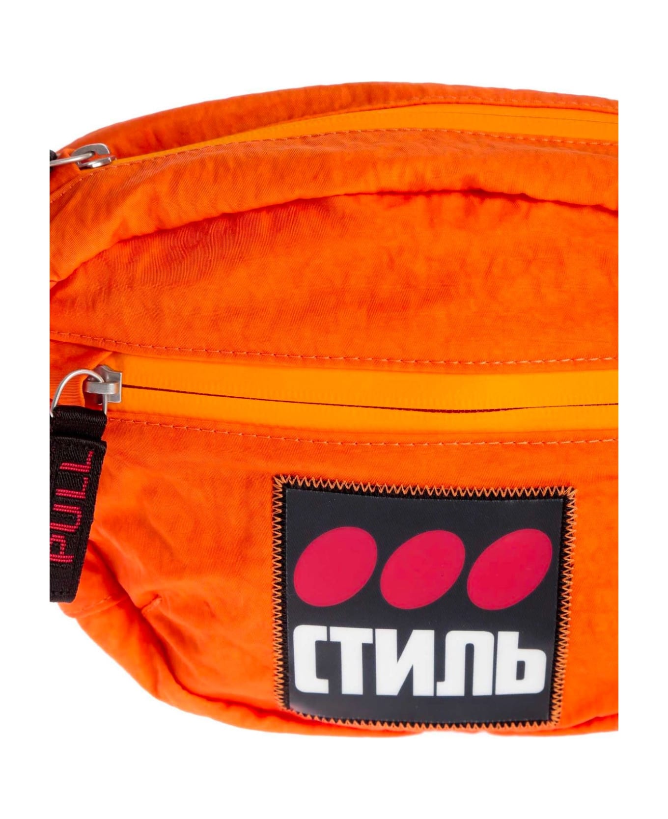 HERON PRESTON Cyrillic Script Logo Belt Bag - Orange ベルトバッグ
