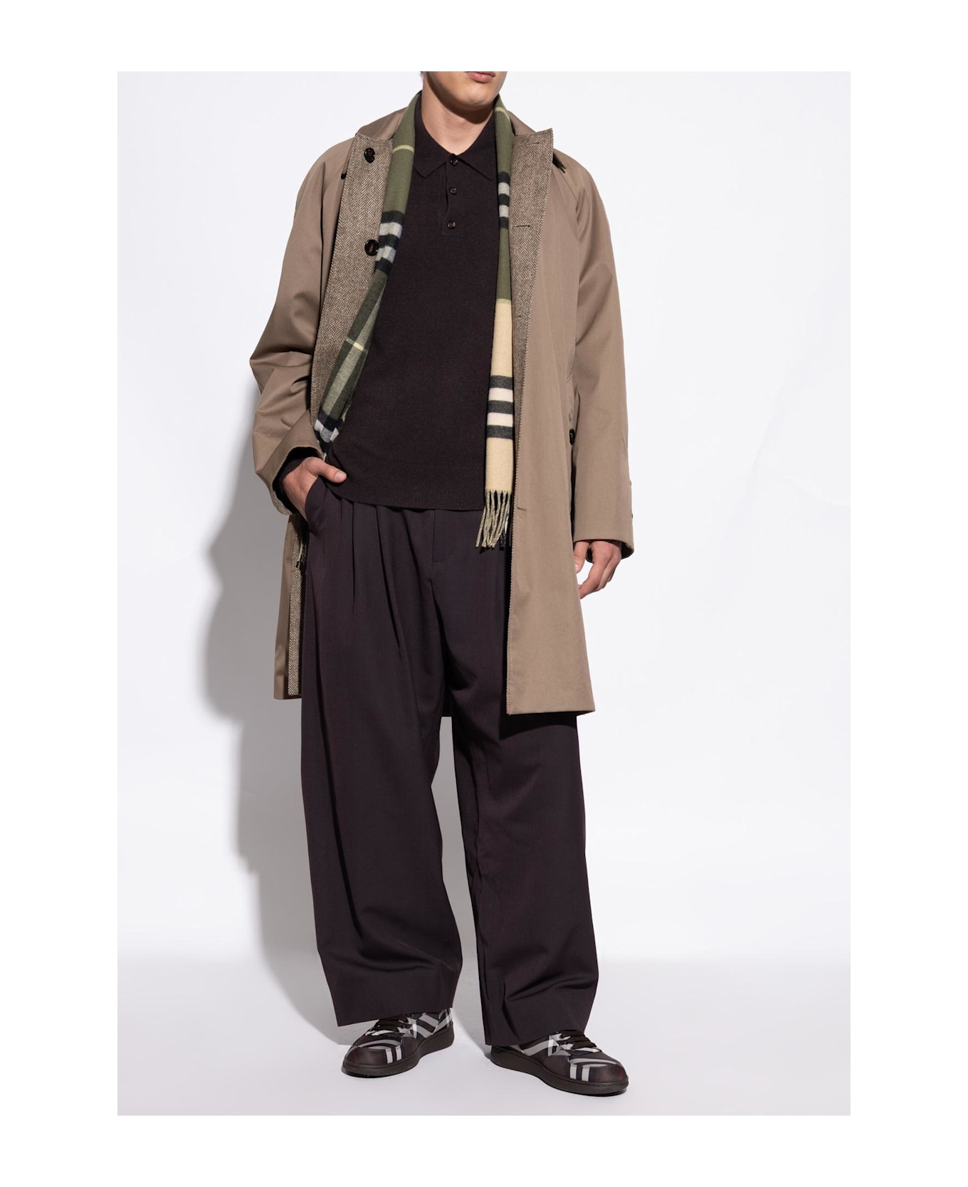 Burberry Sports Shoes `new Terrace` - BROWN