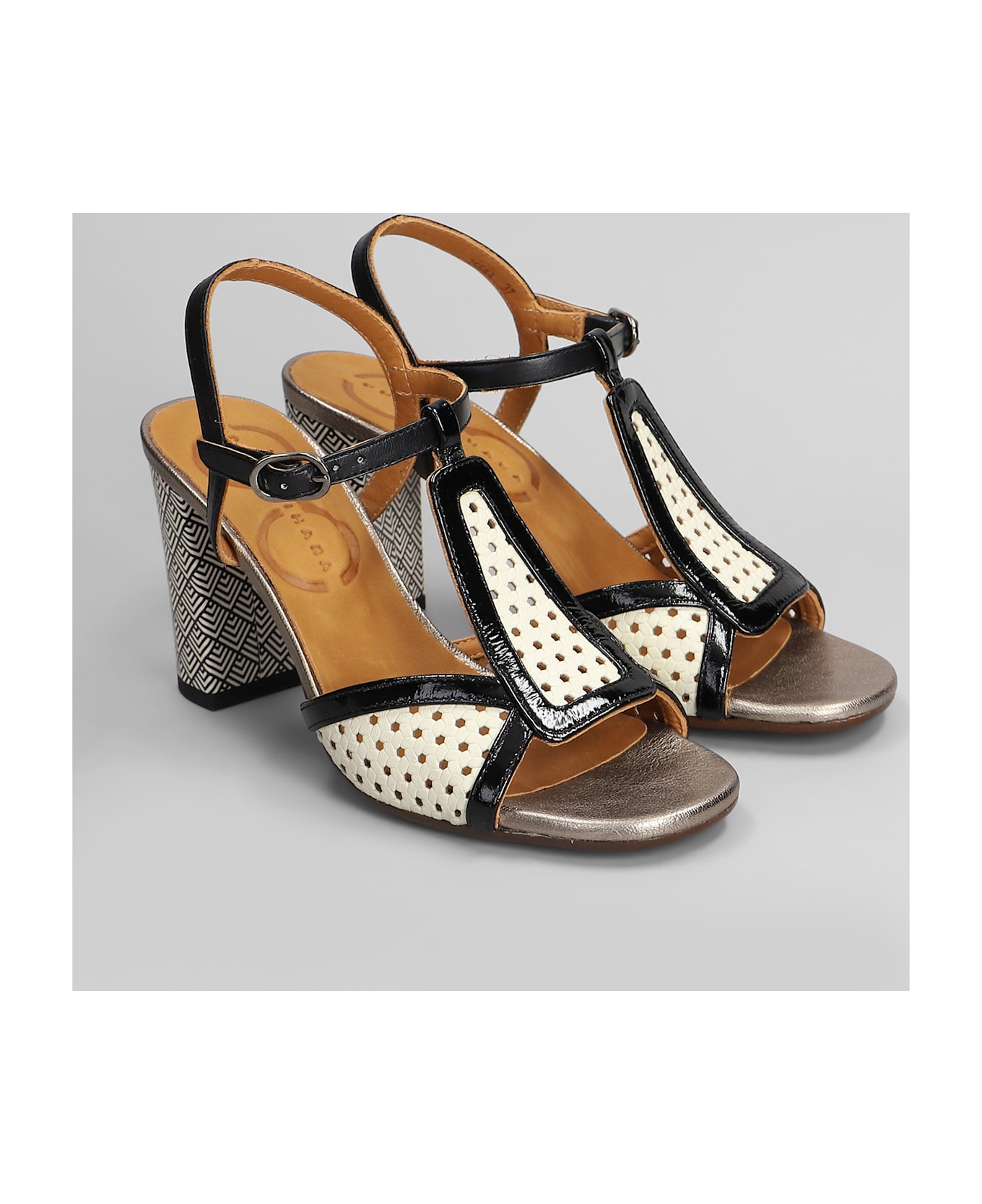 Chie Mihara Bechill Sandals In White Leather - white