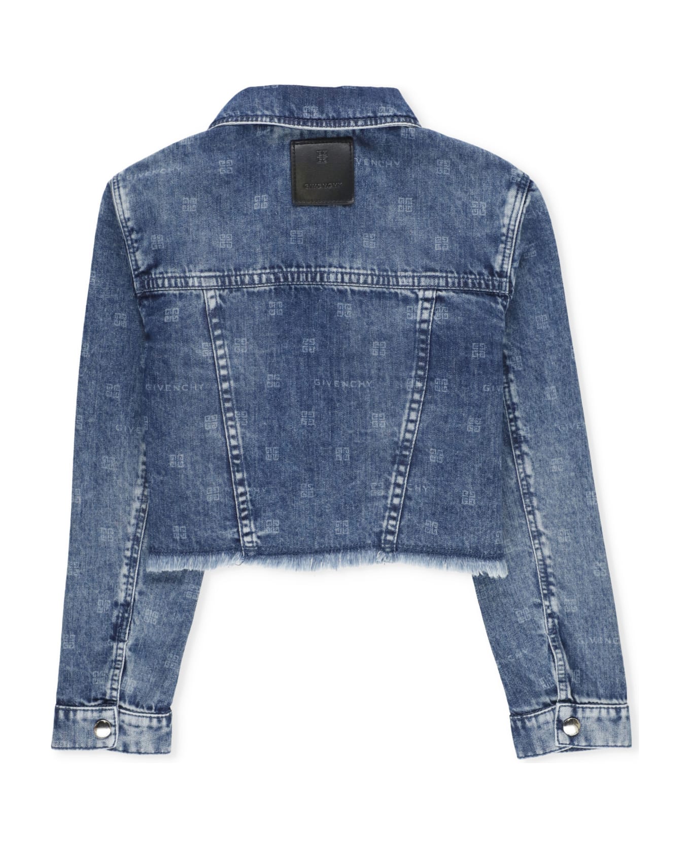 Givenchy bag Jeans Jacket With Logo - Blue