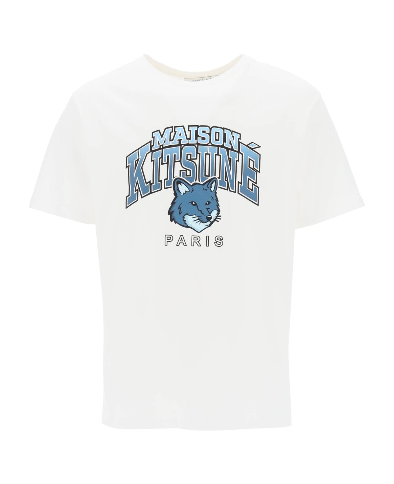 Maison Kitsuné T-shirt With Campus Fox Print