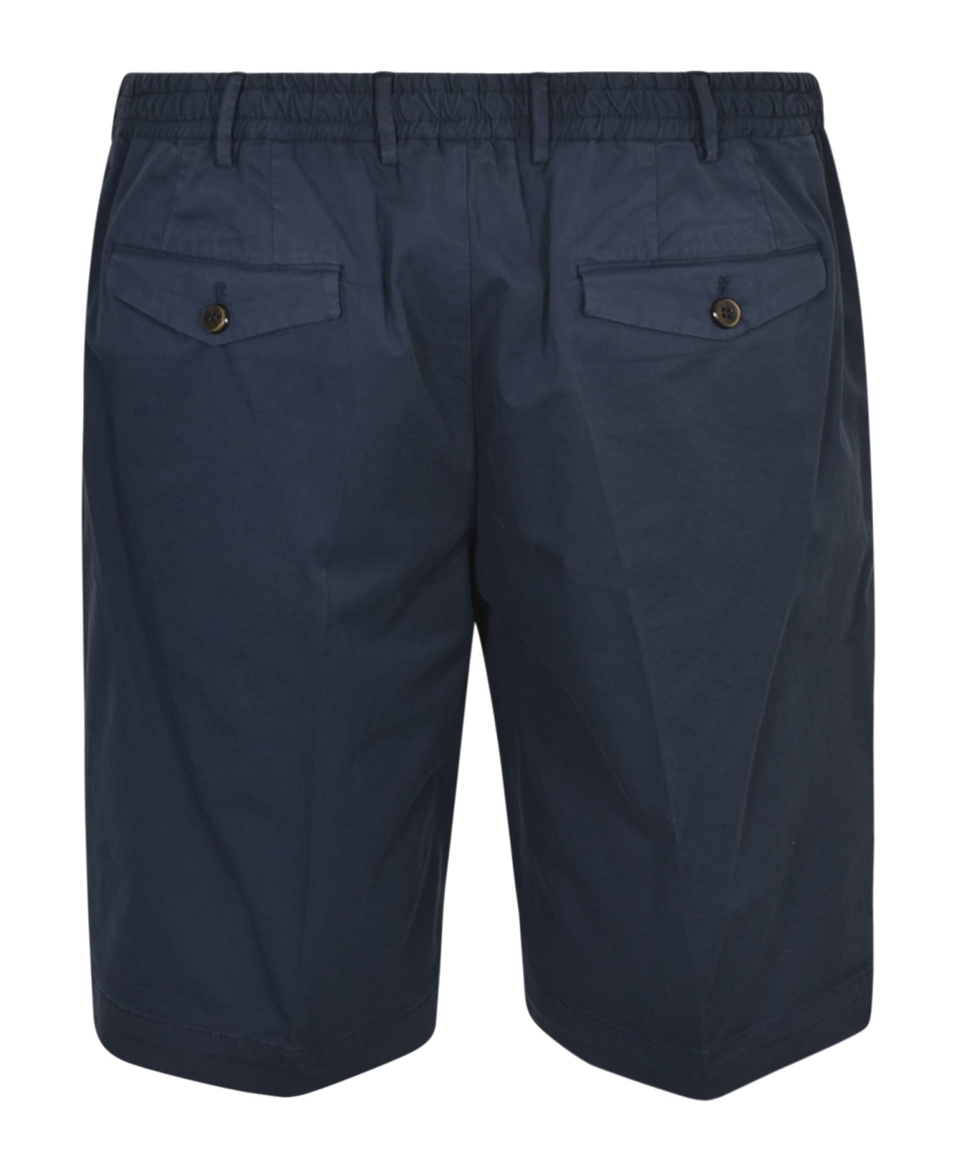 PT01 Wrap Buttoned Shorts - Night Blue