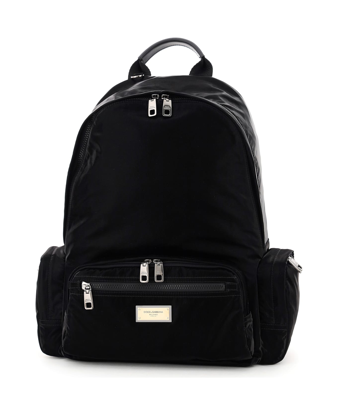 Dolce & Gabbana Samboil Nylon Backpack - BLACK