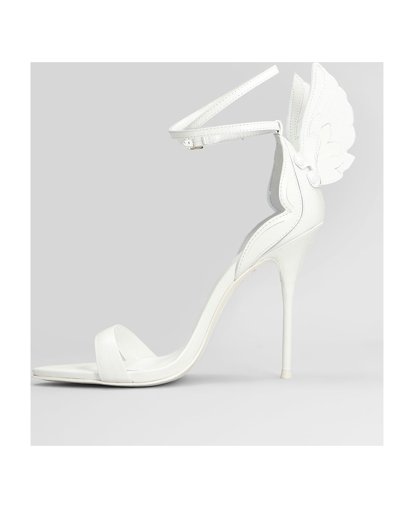Sophia Webster Cherub Sandals In White Leather - white