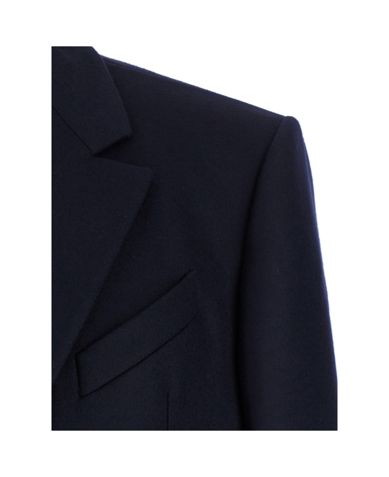 Givenchy Fitted Long Coat - Blu