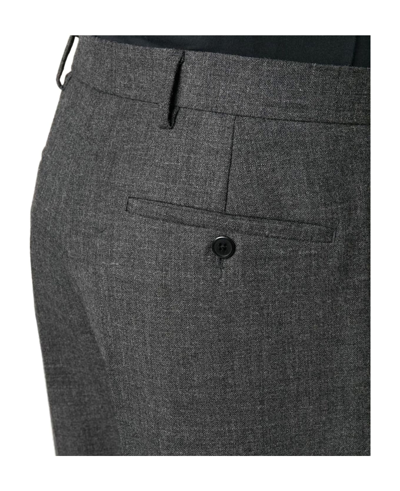 Prada Virgin Wool Pants - Gray