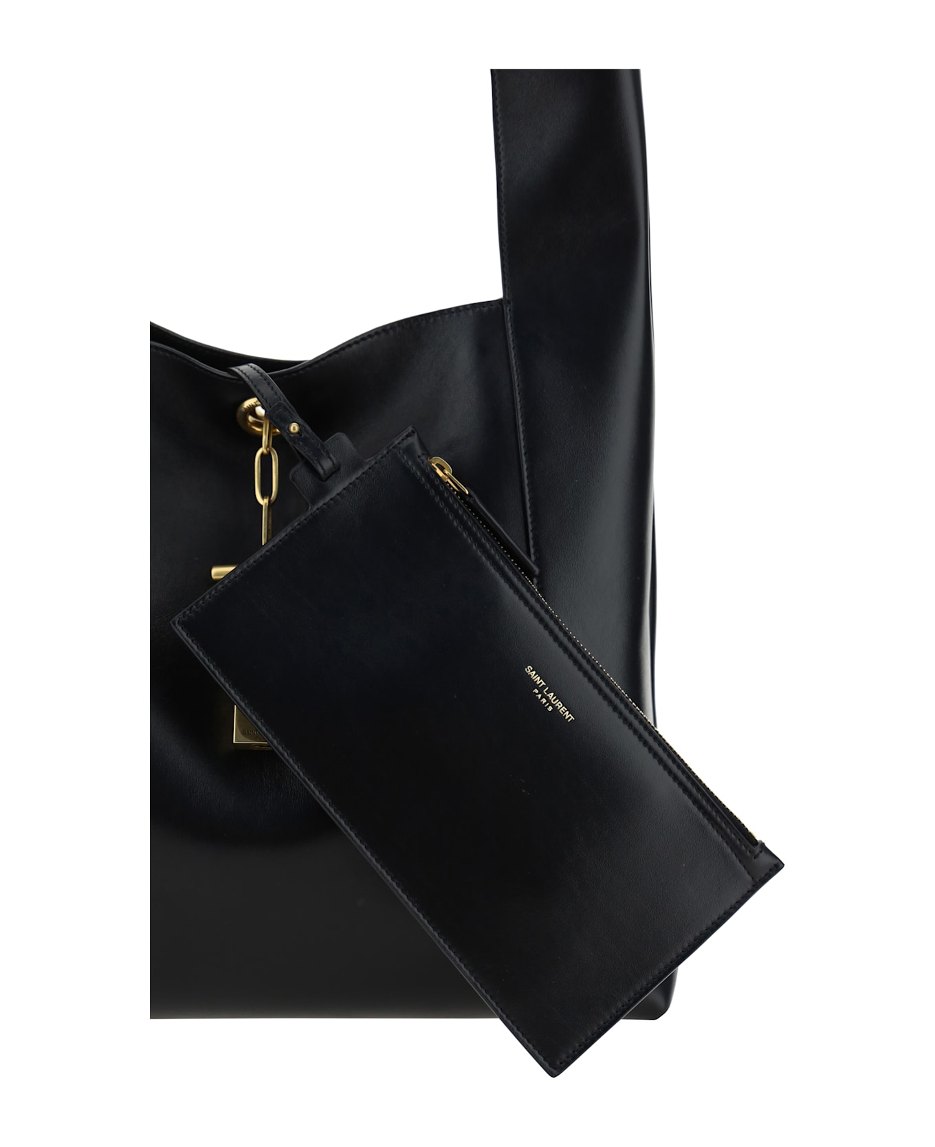 Saint Laurent Tanger Leather Shoulder Bag | italist, ALWAYS