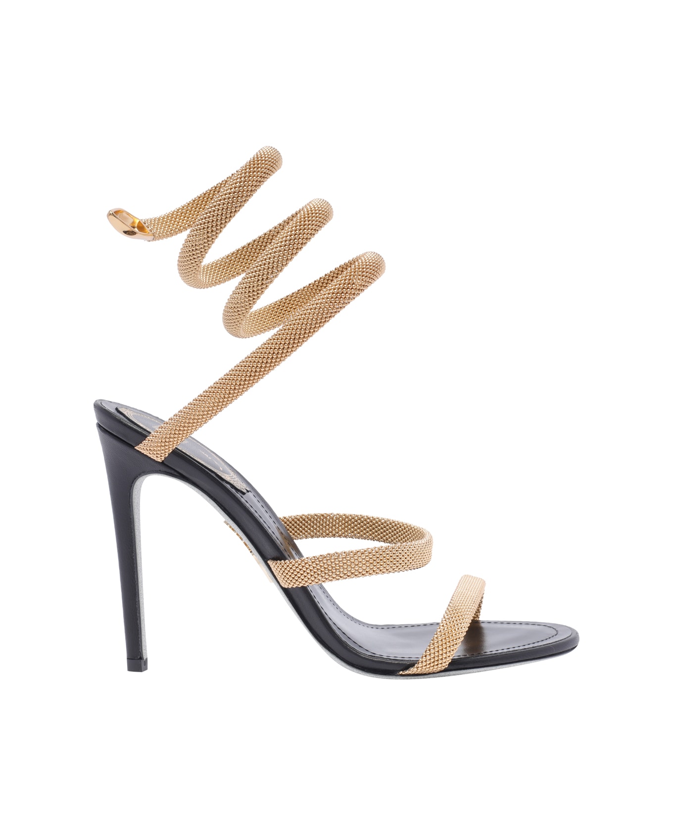 René Caovilla Cleo Pump Sandals - Black