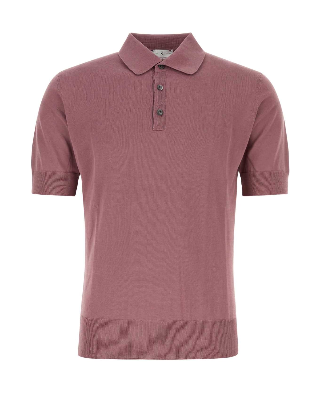 PT01 Light Purple Cotton Polo Shirt - RCIPRIA