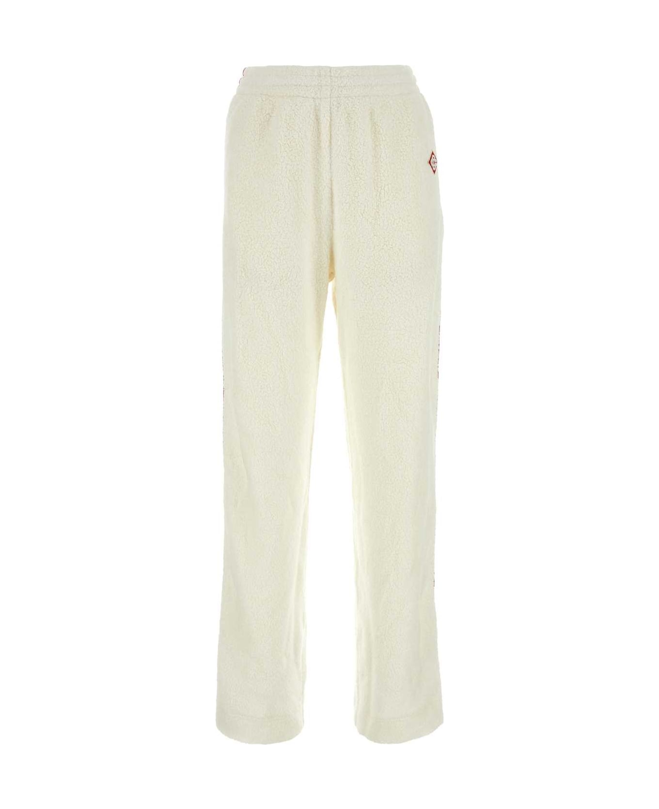 Casablanca Ivory Terry Fabric Joggers - OFFWHITE