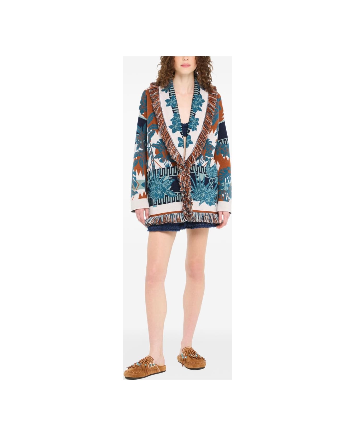 Alanui Island Soul Wool Cardigan - MultiColour