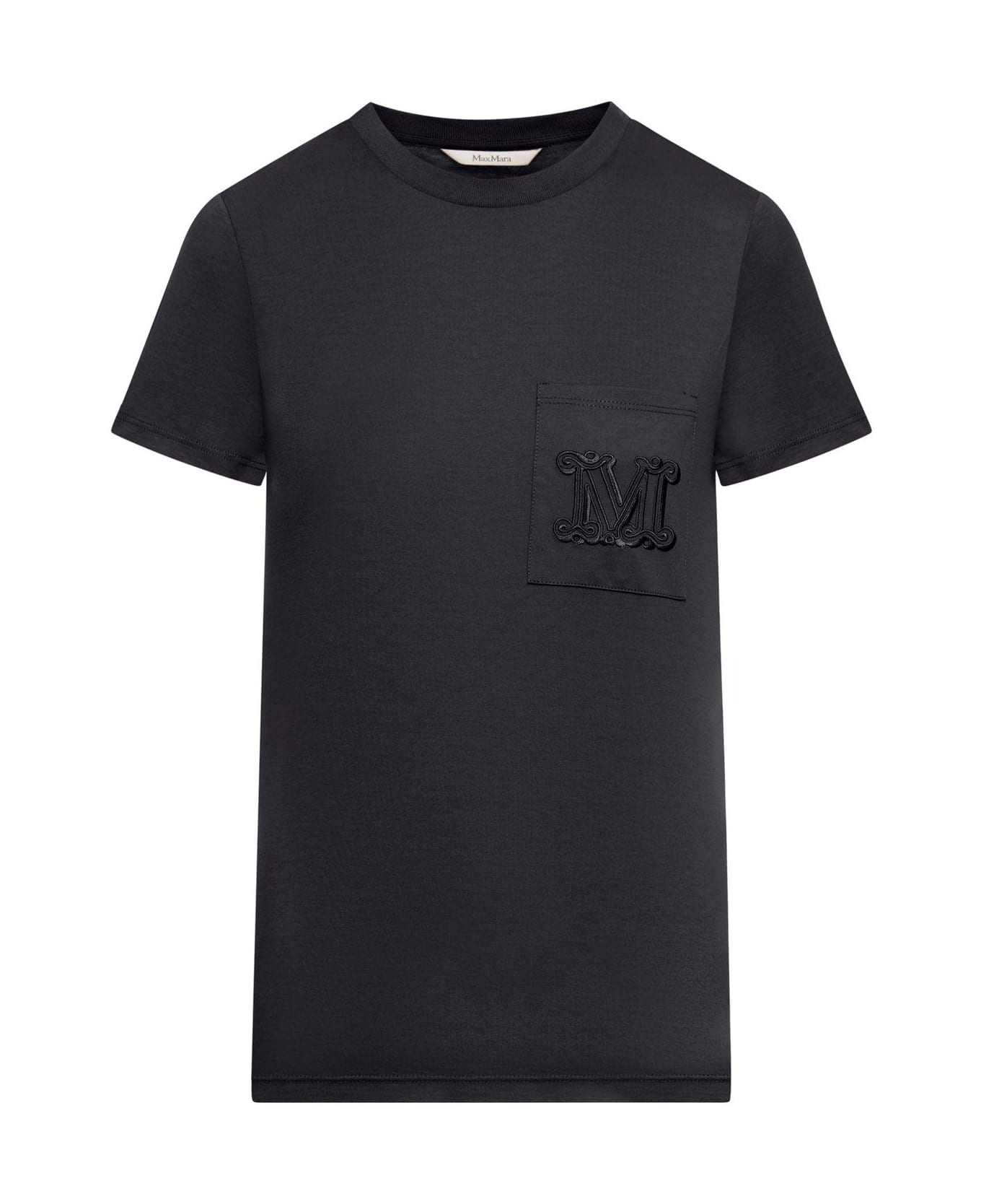Max Mara Crewneck Short-sleeved T-shirt - Black
