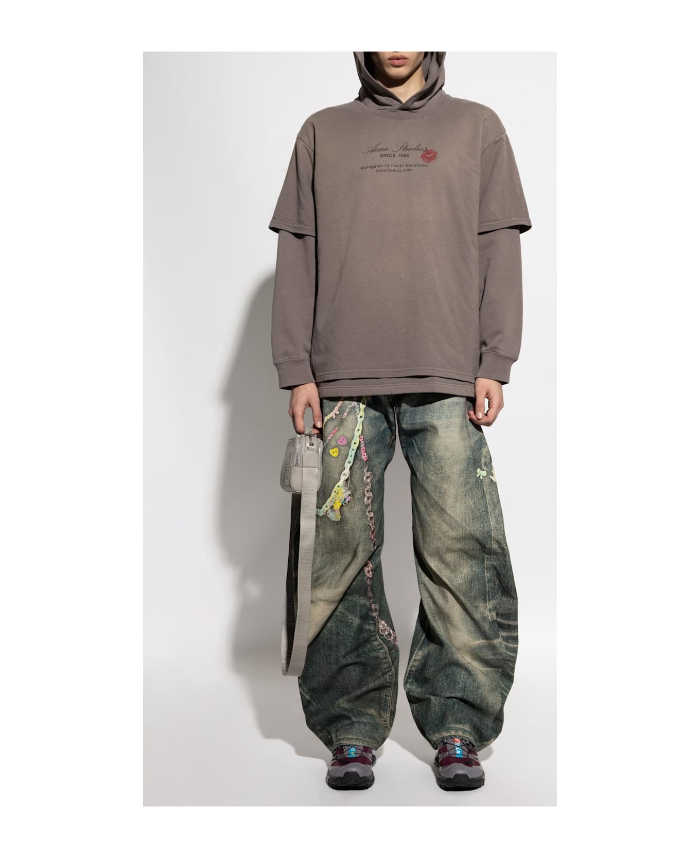 Acne Studios Hoodie - grigio