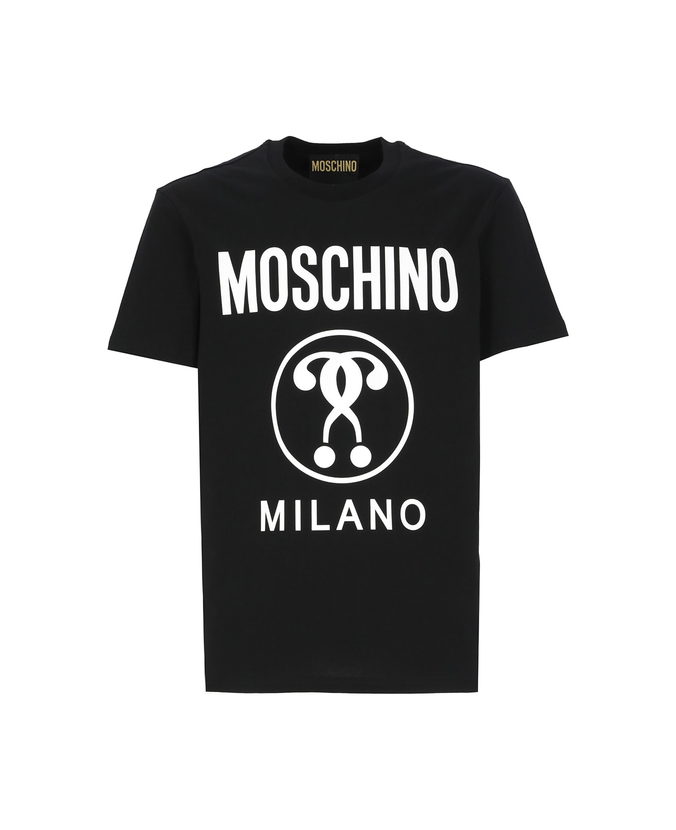 Moschino 'double Question Mark T-shirt - Black