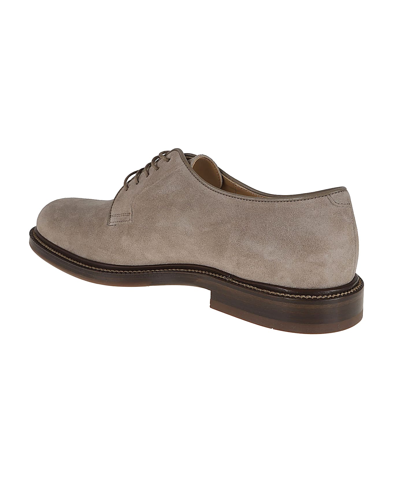 Brunello Cucinelli Pair Of Laced Shoes - Cerbiatto