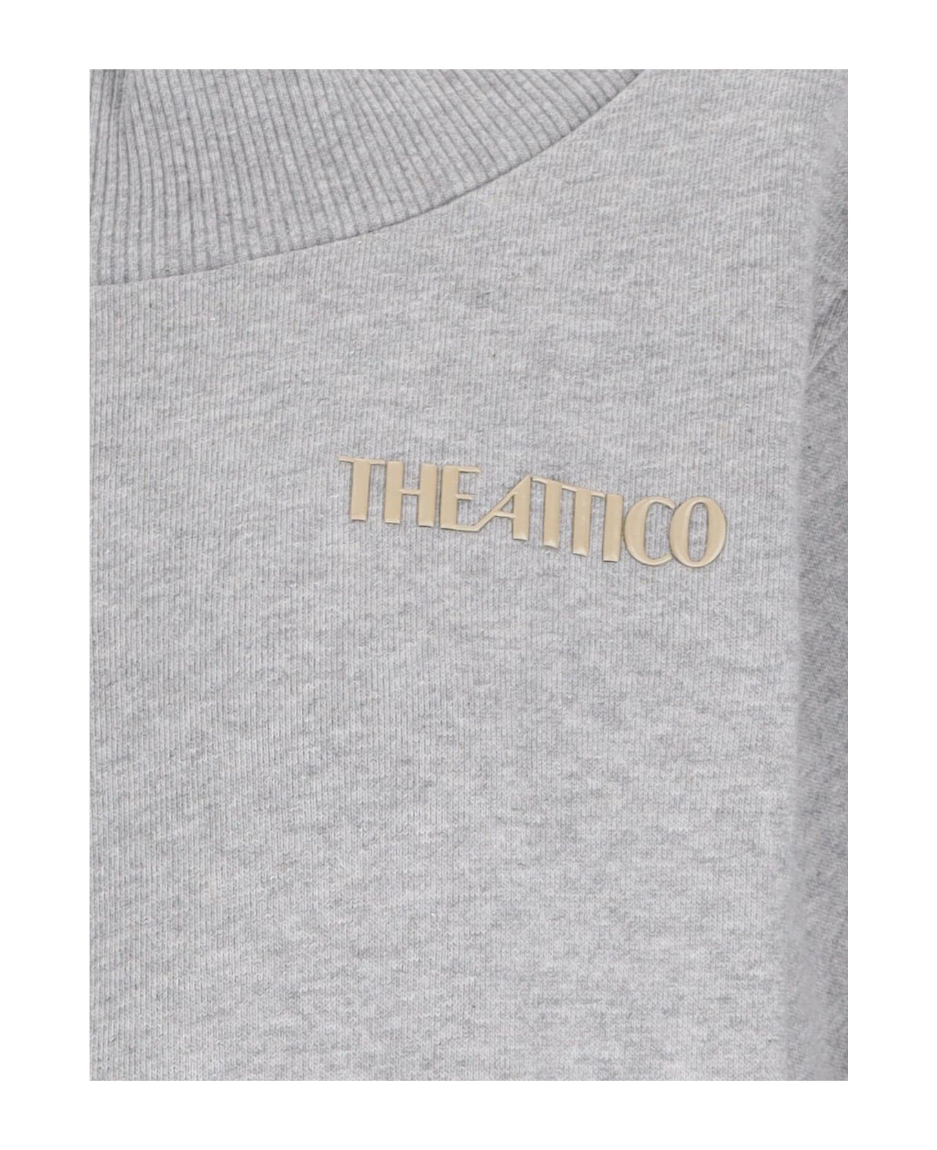 The Attico Crewneck Sweatshirt - Gray