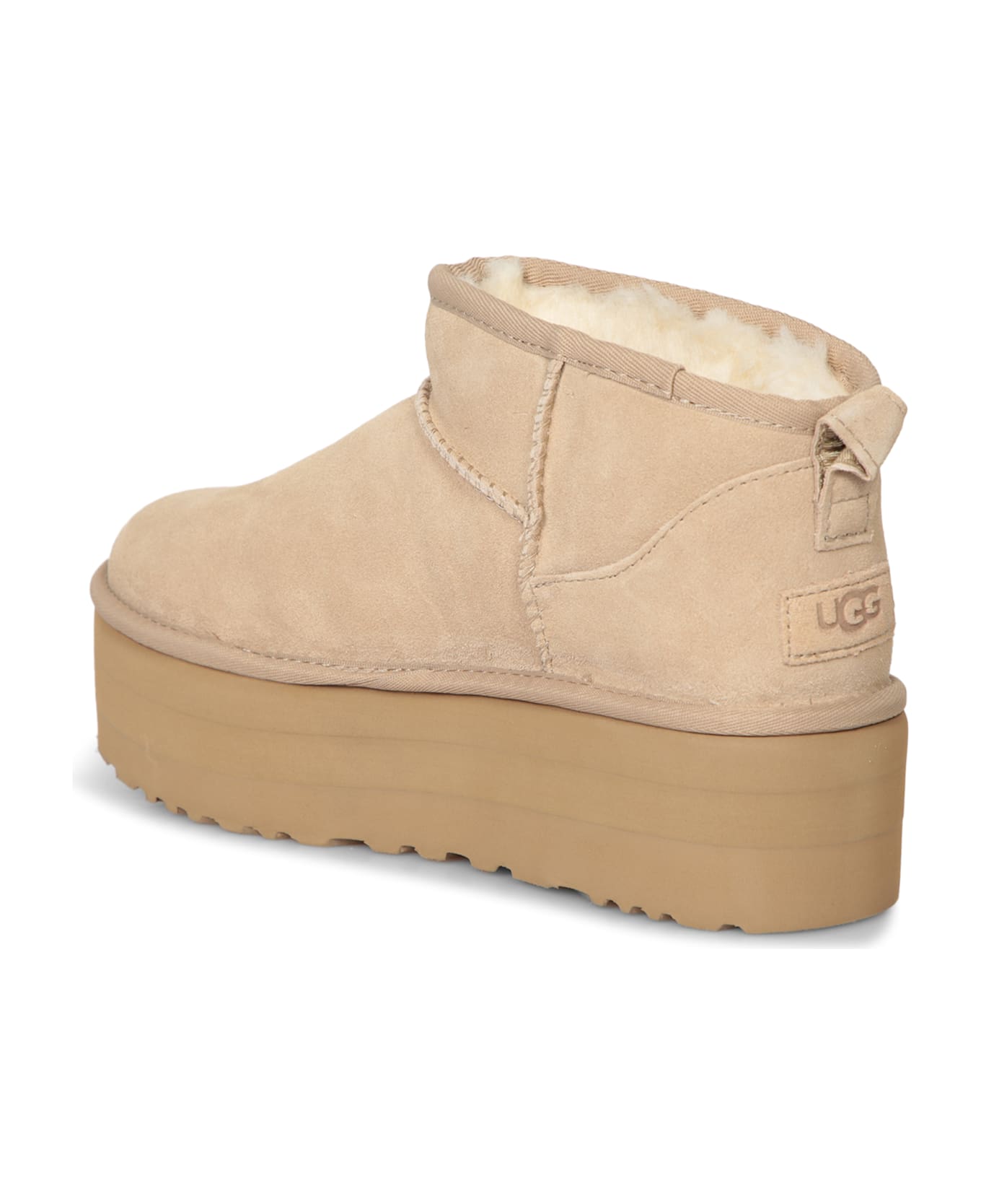 UGG Ultra Mini Platform Sand Boots - Beige ブーツ
