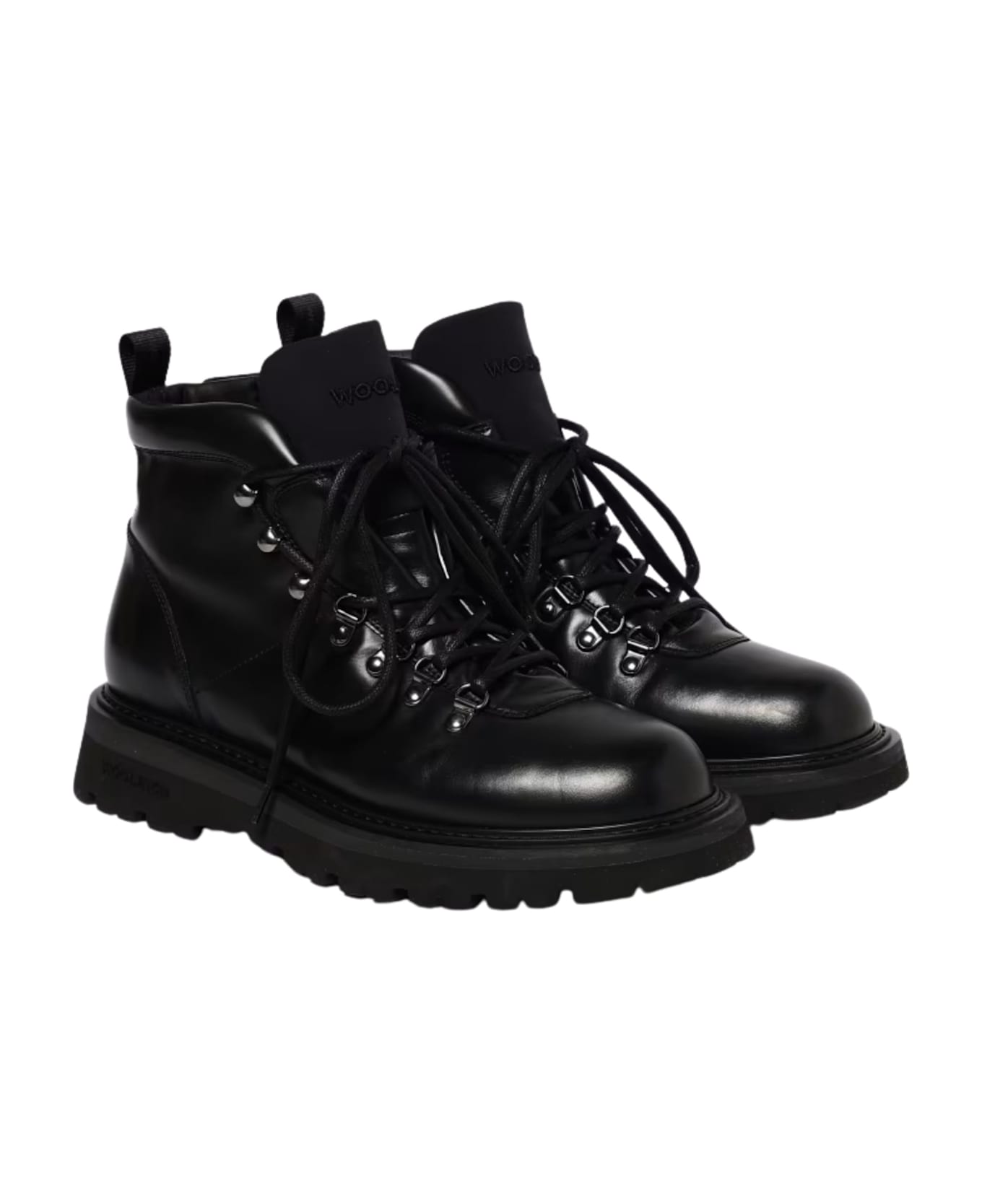 Woolrich Leather Boot - Black
