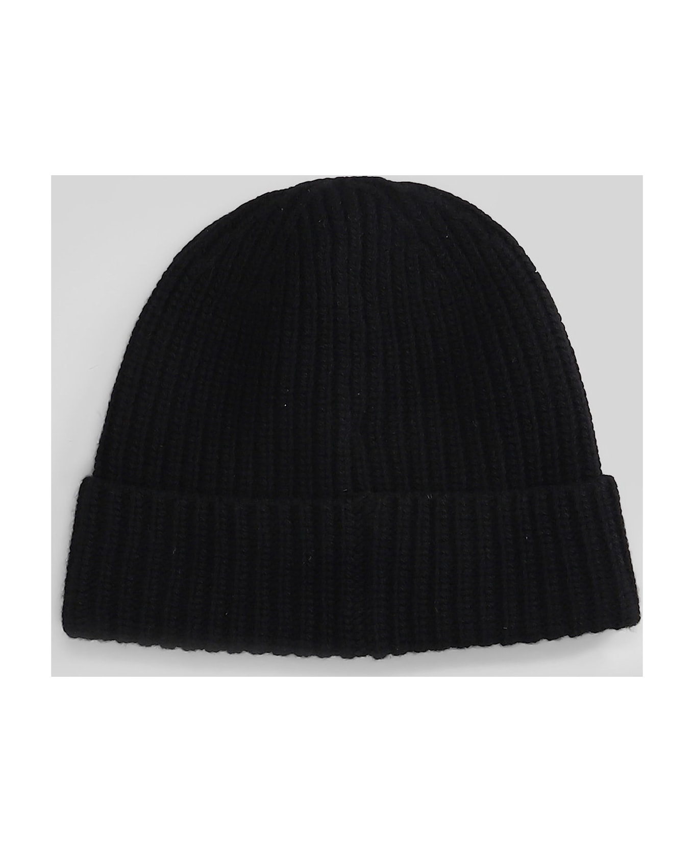 Stone Island Hats In Black Wool - black