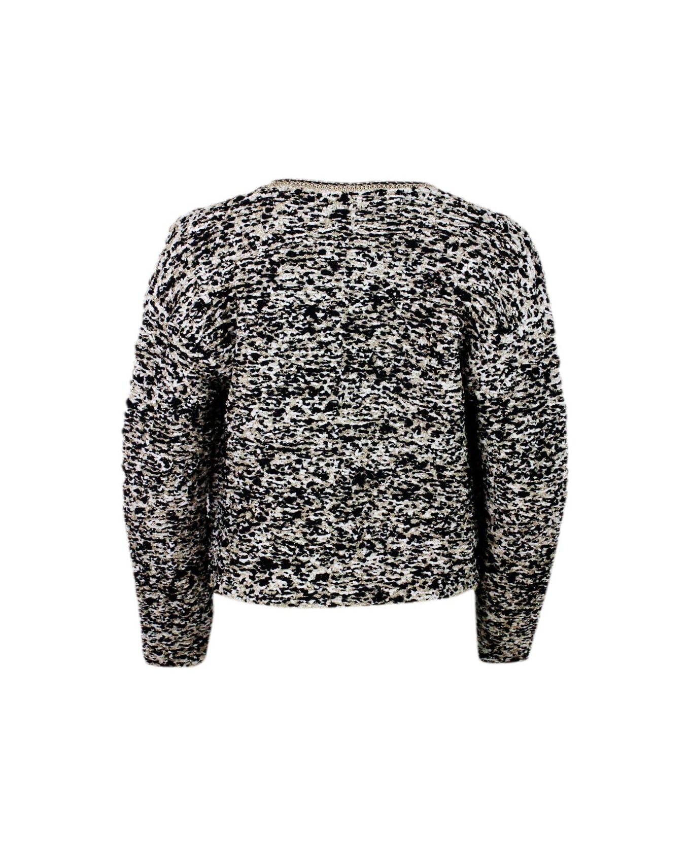 Fabiana Filippi Blazer - Nero - panna - oro