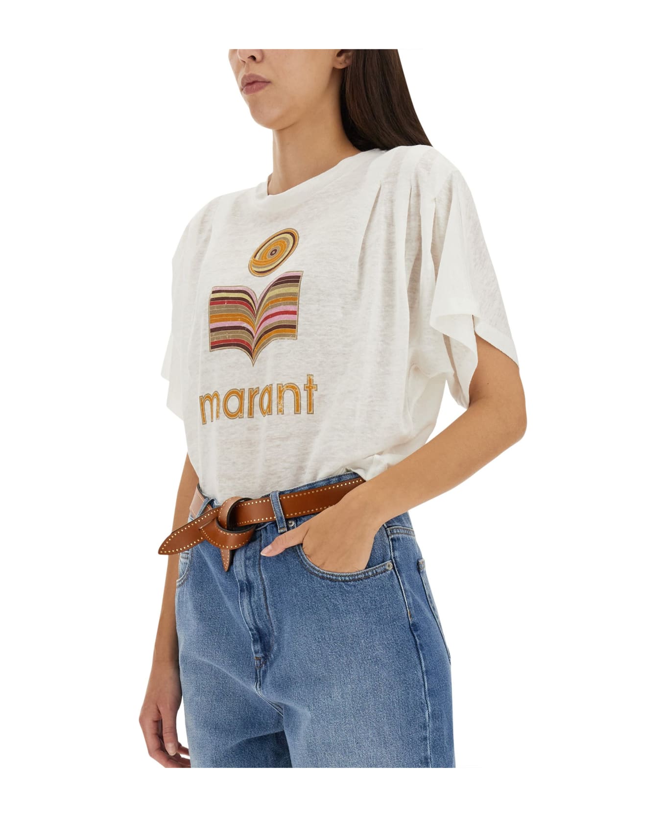 Marant Étoile Kyanza T-shirt - BIANCO